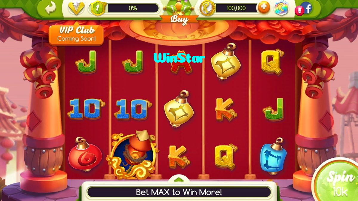 WinStar casino presented on mobile device in Pakistan with slots and live games